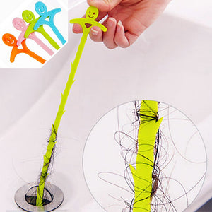 Home Kitchen Gadgets Sewer Pipeline Hair Cleaning  Hook Bathroom Toilet Sink Pipe Drain Cleaner Creative Kitchen Accessory Tools