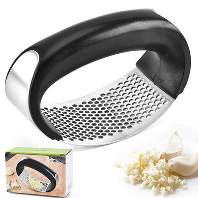 304 Garlic Press Household Manual Garlic Press Device Kitchen Press With Box Squeezer Handheld Ginger Garlic Tools  Easy Operate