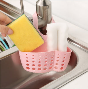 Kitchen Utensils Gadgets Portable Basket Home Kitchen Hanging Drain Basket Bag Bath Storage Tools Sink Holder Kitchen Accessorie