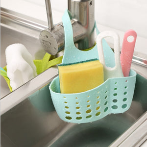 Kitchen Utensils Gadgets Portable Basket Home Kitchen Hanging Drain Basket Bag Bath Storage Tools Sink Holder Kitchen Accessorie