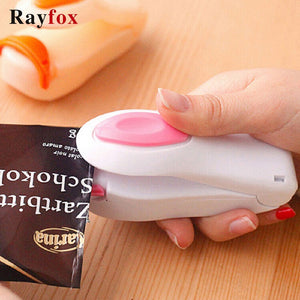 Kitchen Gadgets Mini Sealing Machine Portable Heat Sealer Plastic Bag Storage Packet Handy Sealers Easy Resealer For Food Snack