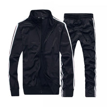 Charger l&#39;image dans la galerie, Brand Men Sportswear Sets Running Sports Fitness Tracksuit Male Two Pieces Sweatshirt+Sweatpant Gym Clothing Trainingspak Mannen