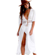 Dames femmes Sexy Bikini couvrir plage Robe Robe maillots de bain en mousseline de soie maillots de bain été vacances Kimono Cardigan nouveau