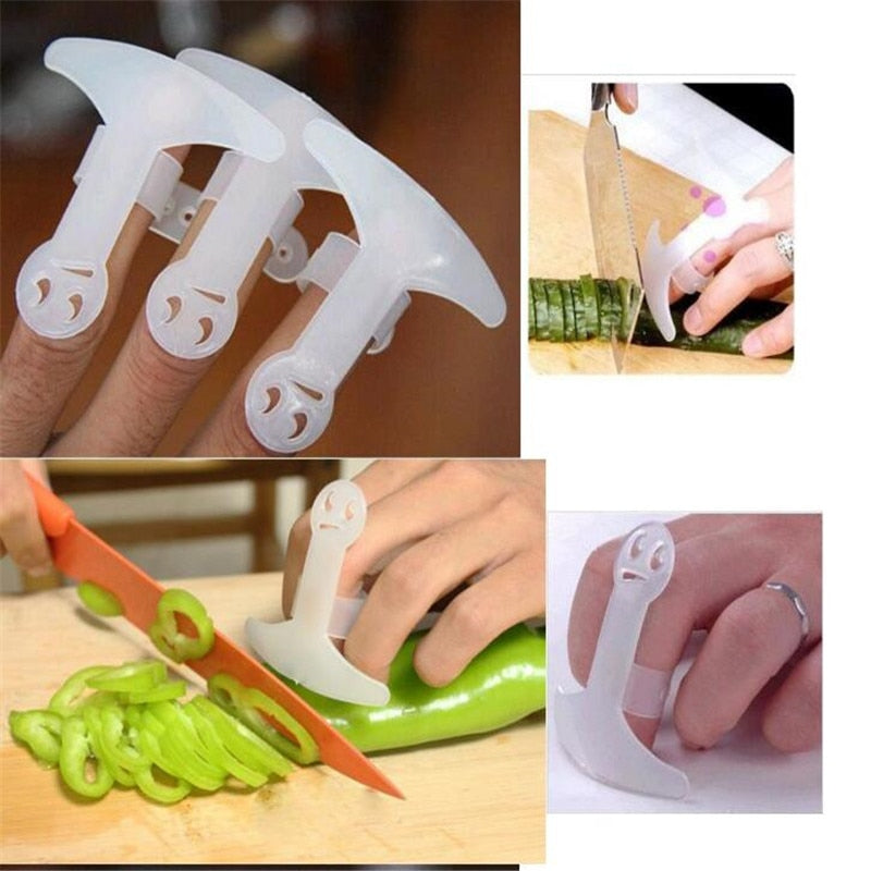 1pcs finger guard plastic protect safety finger hand protector kitchen cooking tools