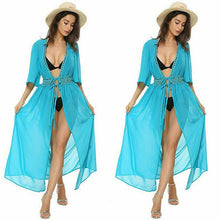 Charger l&#39;image dans la galerie, 2020 Sexy Beach Dress Swimwear Women Beach Cover Up Cardigan Swimwear Bikini Cover ups Robe Plage Zaful Dress for Beach