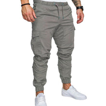 Charger l&#39;image dans la galerie, Autumn Men Pants Hip Hop Harem Joggers Pants 2019 New Male Trousers Mens Solid Multi-pocket Cargo Pants Skinny Fit Sweatpants