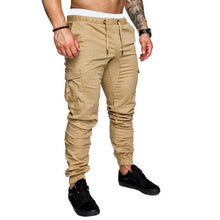 Charger l&#39;image dans la galerie, Autumn Men Pants Hip Hop Harem Joggers Pants 2019 New Male Trousers Mens Solid Multi-pocket Cargo Pants Skinny Fit Sweatpants