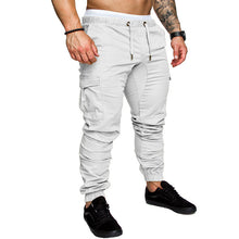 Charger l&#39;image dans la galerie, Autumn Men Pants Hip Hop Harem Joggers Pants 2019 New Male Trousers Mens Solid Multi-pocket Cargo Pants Skinny Fit Sweatpants