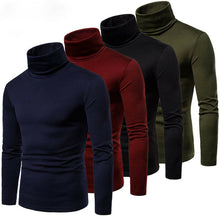 Charger l&#39;image dans la galerie, Korea Mens Cotton Turtle Neck Turtleneck Sweater Stretch jumper M L XL 2XL