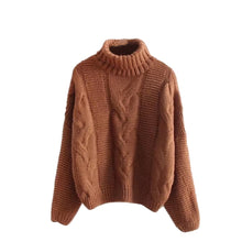 Charger l&#39;image dans la galerie, Autumn Winter Women Fashion Sweater Basic Female Pullover Batwing Sleeve Solid Color Femme Casual Knitted Streetwear