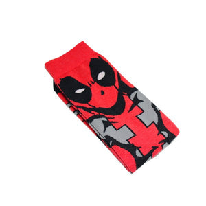 Cosmic Marvel Socks Men Or Women Novelty Cartoon Combed Cotton Sock Wonder Woman, Superman, Batman, Dead Waiter, Venom Funny Sox