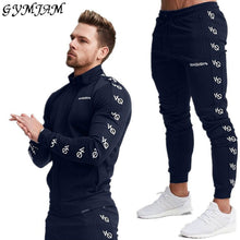 Charger l&#39;image dans la galerie, Cotton men&#39;s sportswear casual outdoor streetwear men&#39;s clothing jogger fashion fitness jacket trousers