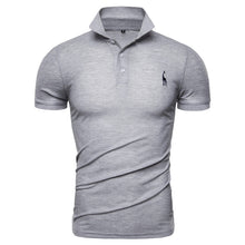 Charger l&#39;image dans la galerie, NEGIZBER New Man Polo Shirt Mens Casual Deer Embroidery Cotton Polo shirt Men Short Sleeve High Quantity polo men