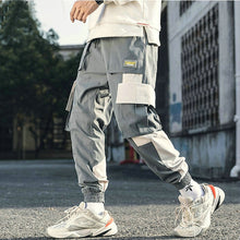 Charger l&#39;image dans la galerie, Streetwear Men&#39;s Multi Pockets Cargo Harem Pants Hip Hop Casual Male Track Pants Joggers Trousers Fashion Harajuku Men Pants