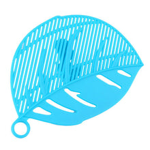 Charger l'image dans la galerie, Hot 1 PC feuille forme Durable pratique en plastique cuisine riz haricots pois lavage tamis cuisine lavage outil de nettoyage Gadget Clips filtre