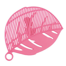 Charger l'image dans la galerie, Hot 1 PC feuille forme Durable pratique en plastique cuisine riz haricots pois lavage tamis cuisine lavage outil de nettoyage Gadget Clips filtre
