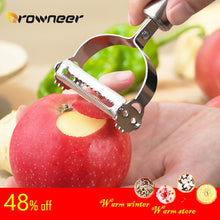 Charger l&#39;image dans la galerie, Fruit Vegetable Peeler Carrots Celery White Radish Potatoes Cutter Stainless Steel Knife Multifunctional Kitchen Cooking Tool