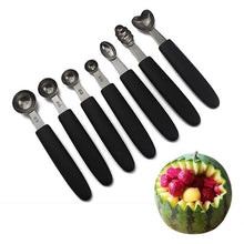 Charger l&#39;image dans la galerie, Stainless Steel Single Head 1Pc Multifunctional Melon Scoops Kitchen Tools Fruit Dig Ball Spoons Ice Cream Dig Spoon Portable